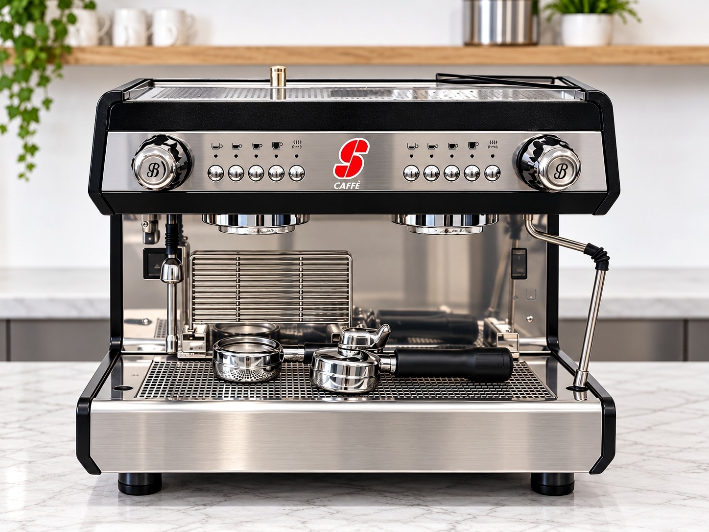 Commercial coffee machine